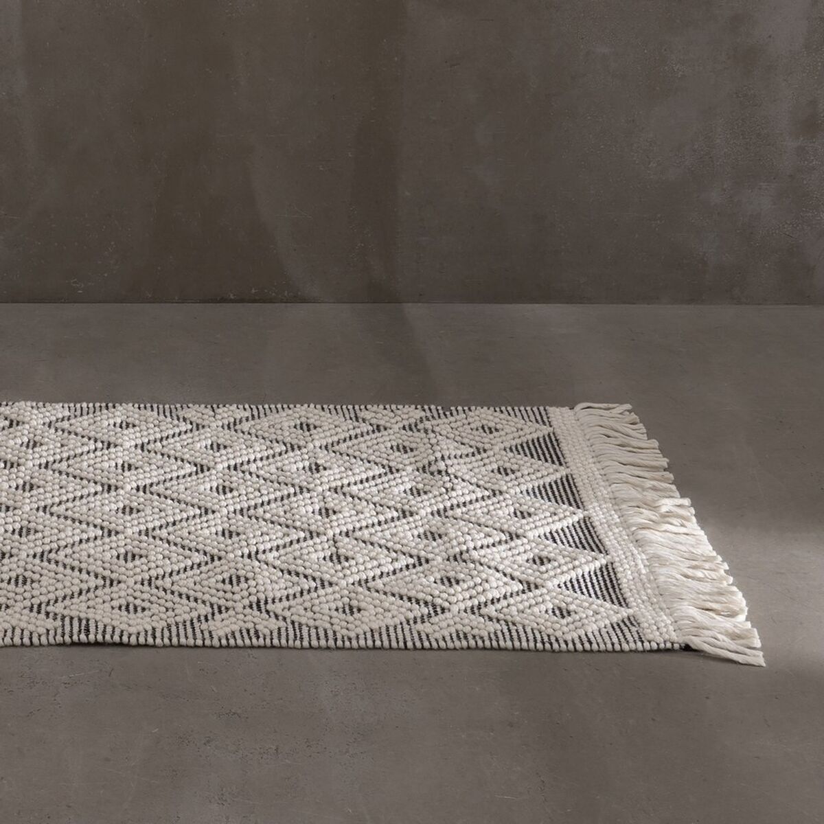 Matto Valkoinen Musta 80 x 150 x 1 cm